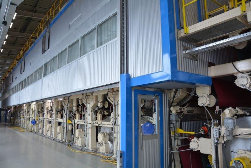 Paper machine hood system